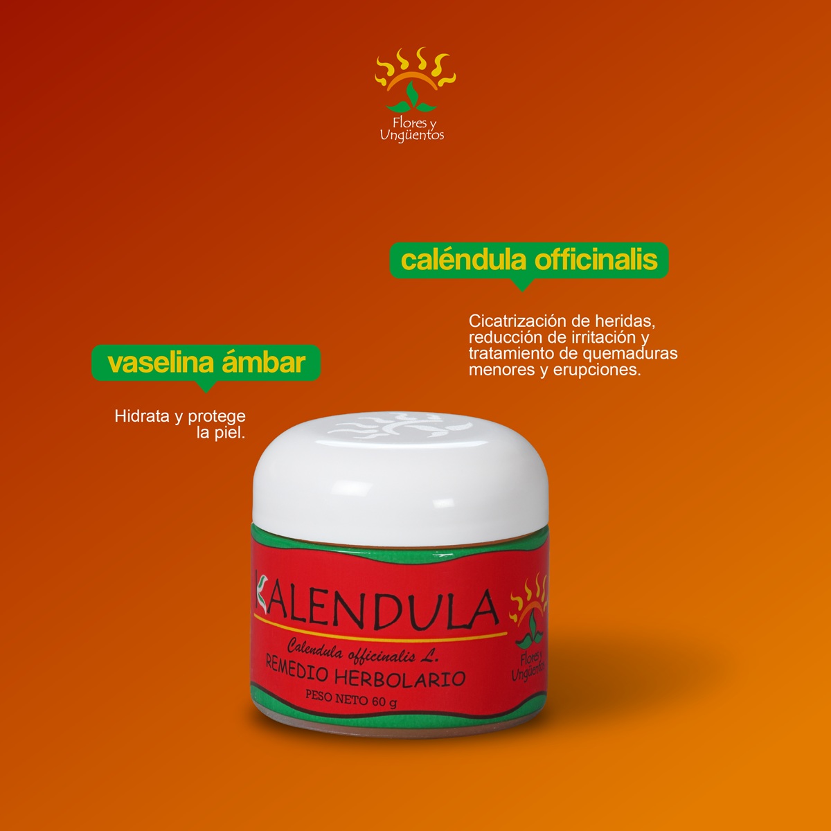 Kalendula FyU Pomada 60g beneficios