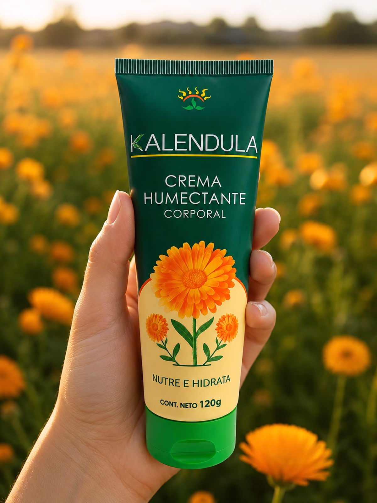 Crema Humectante Corporal Flores y Unguentos Kalendula
